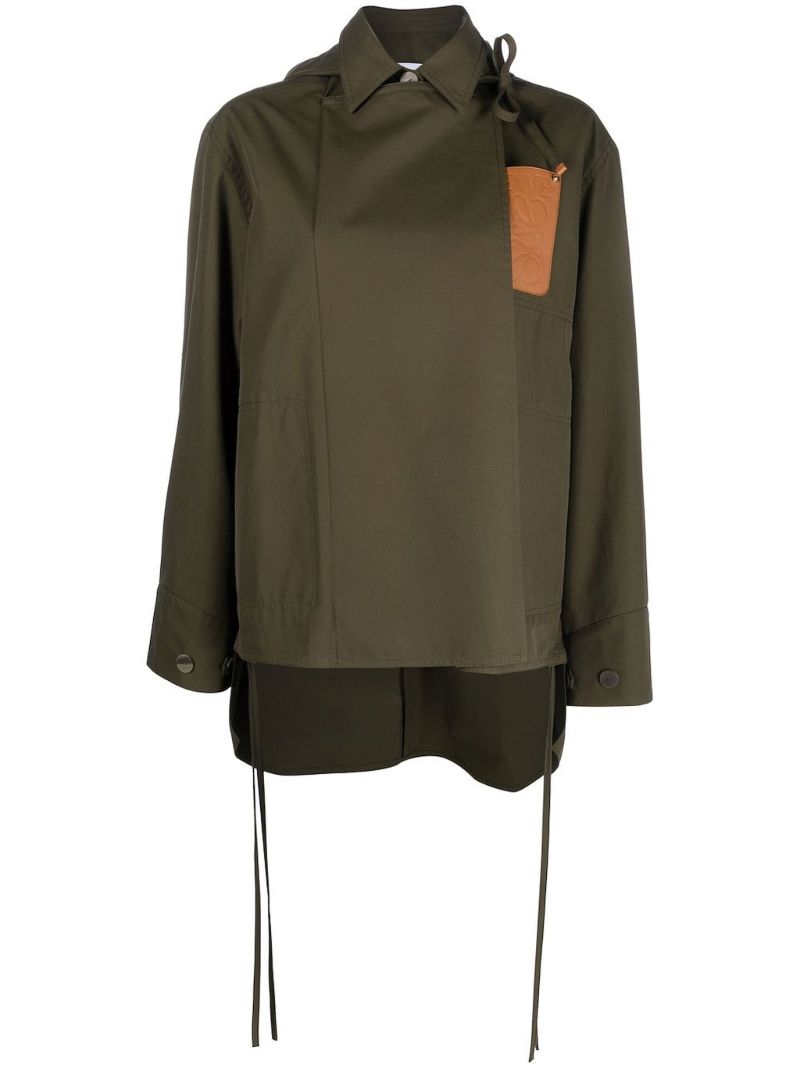 Green Hooded Parka Coat