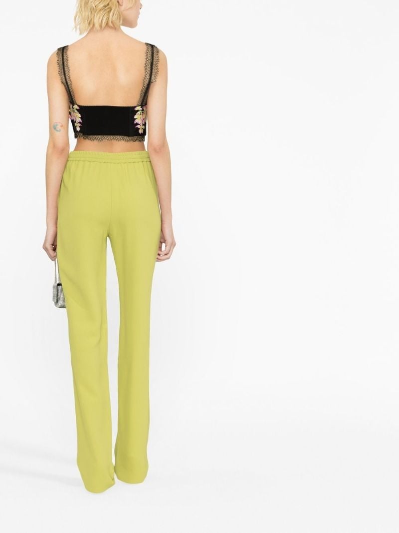 Black Medusa Orchid Bustier Top