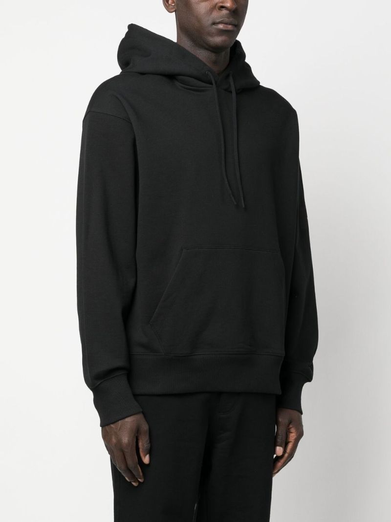 Black Terry Organic Cotton Hoodie