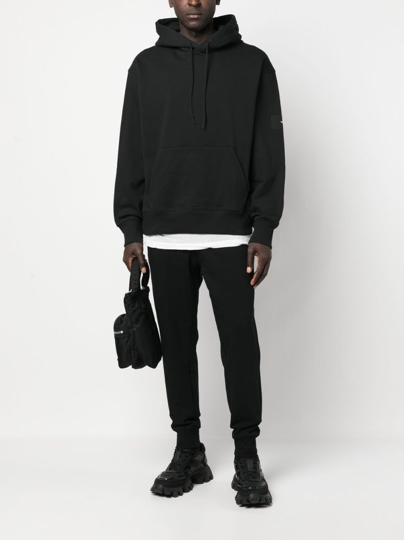 Black Terry Organic Cotton Hoodie