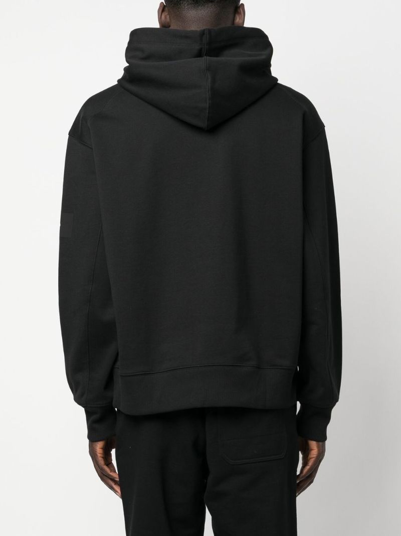 Black Terry Organic Cotton Hoodie