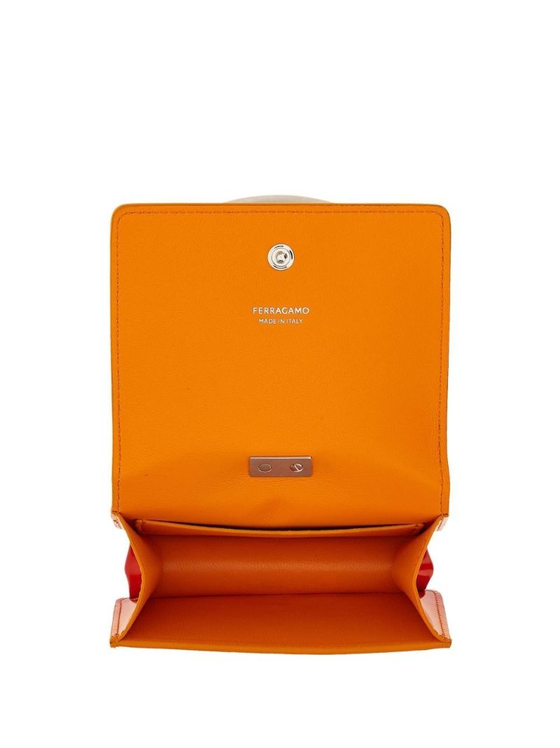 Orange Bangle Leather Card Holder