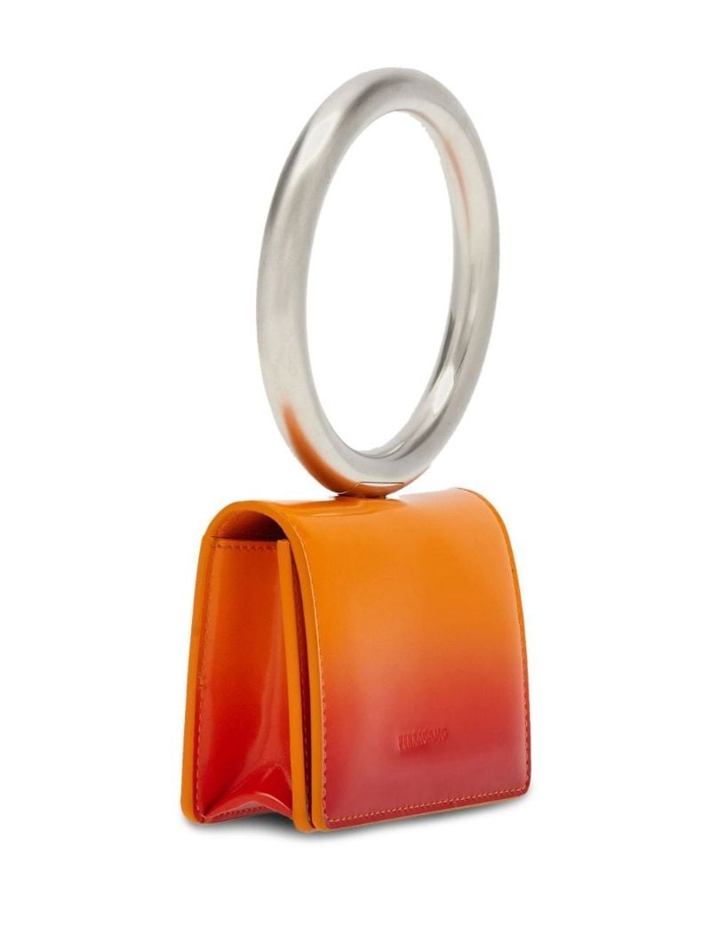Orange Bangle Leather Card Holder