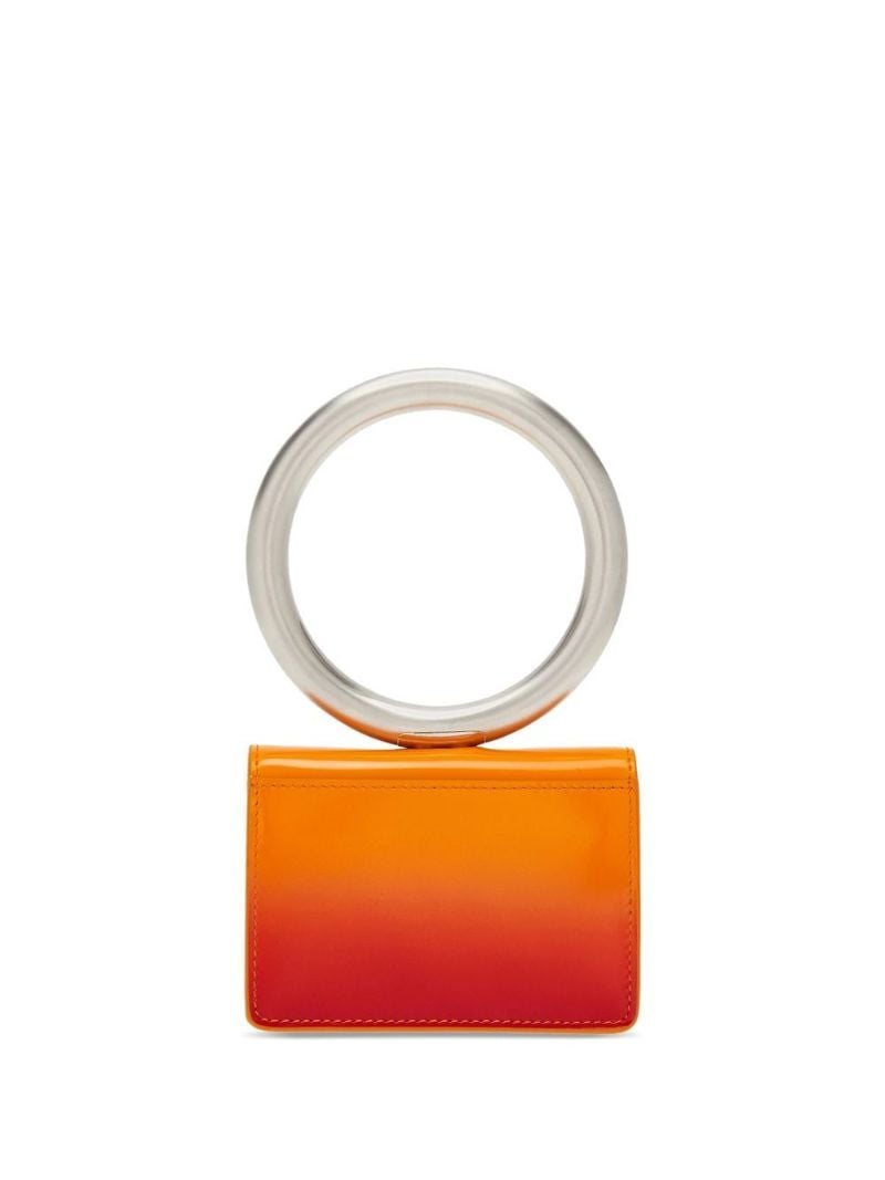 Orange Bangle Leather Card Holder