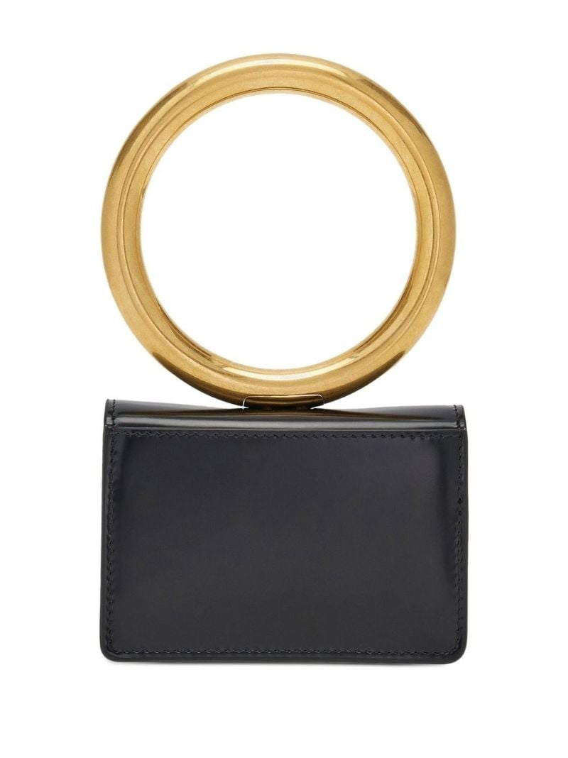 Black Bangle Leather Card Holder