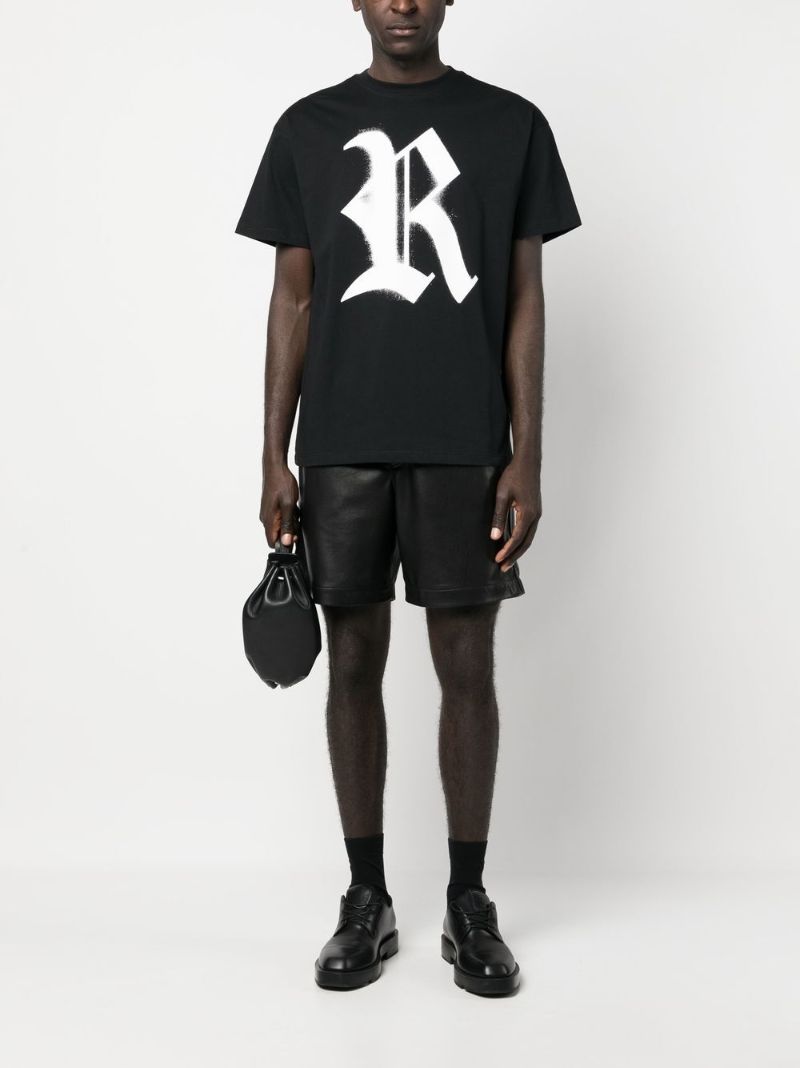 Black Graffiti Logo Short Sleeve T-shirt