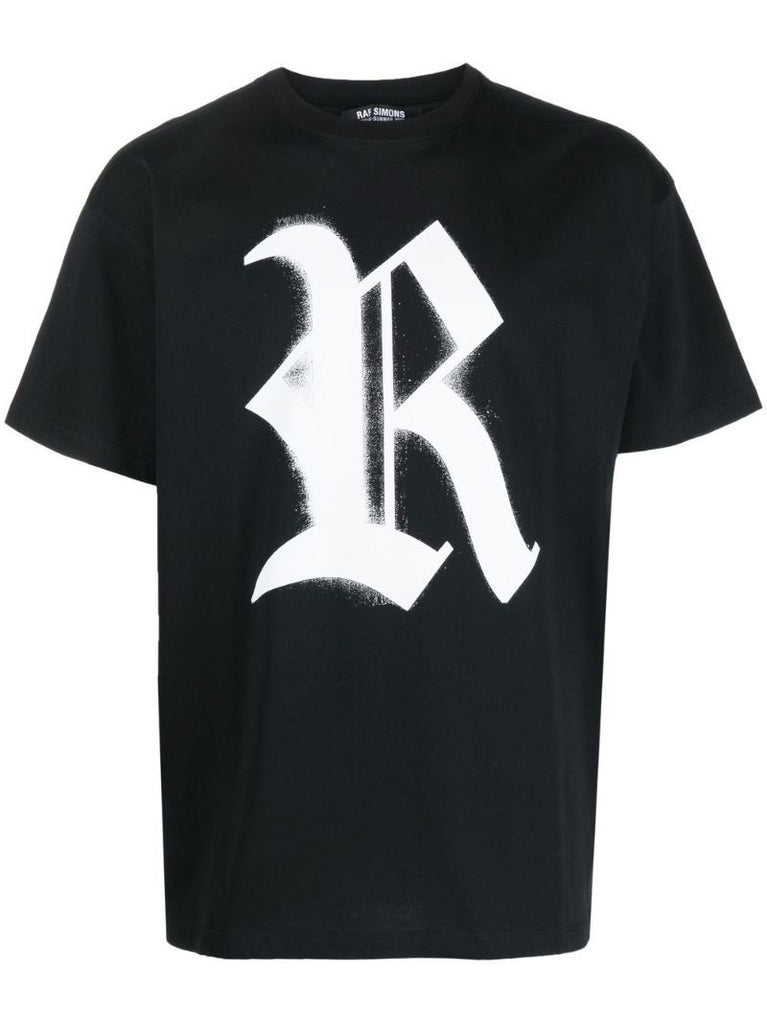 Black Graffiti Logo Short Sleeve T-shirt