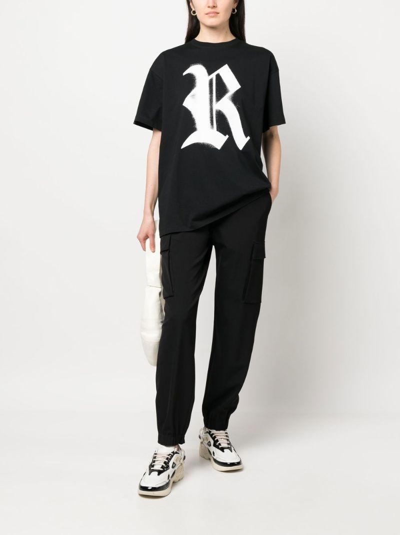 Black Graffiti Logo Short Sleeve T-shirt