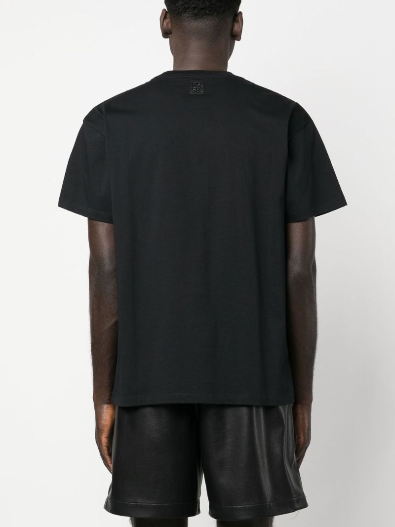 Black Graffiti Logo Short Sleeve T-shirt