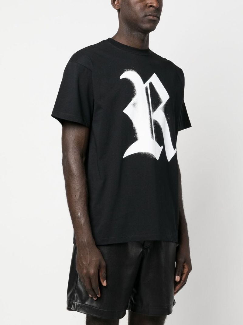 Black Graffiti Logo Short Sleeve T-shirt