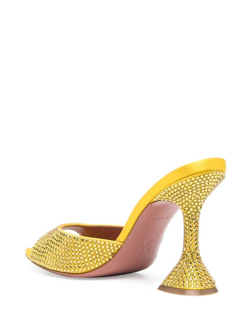 Yellow Caroline 95 Crystal Mules