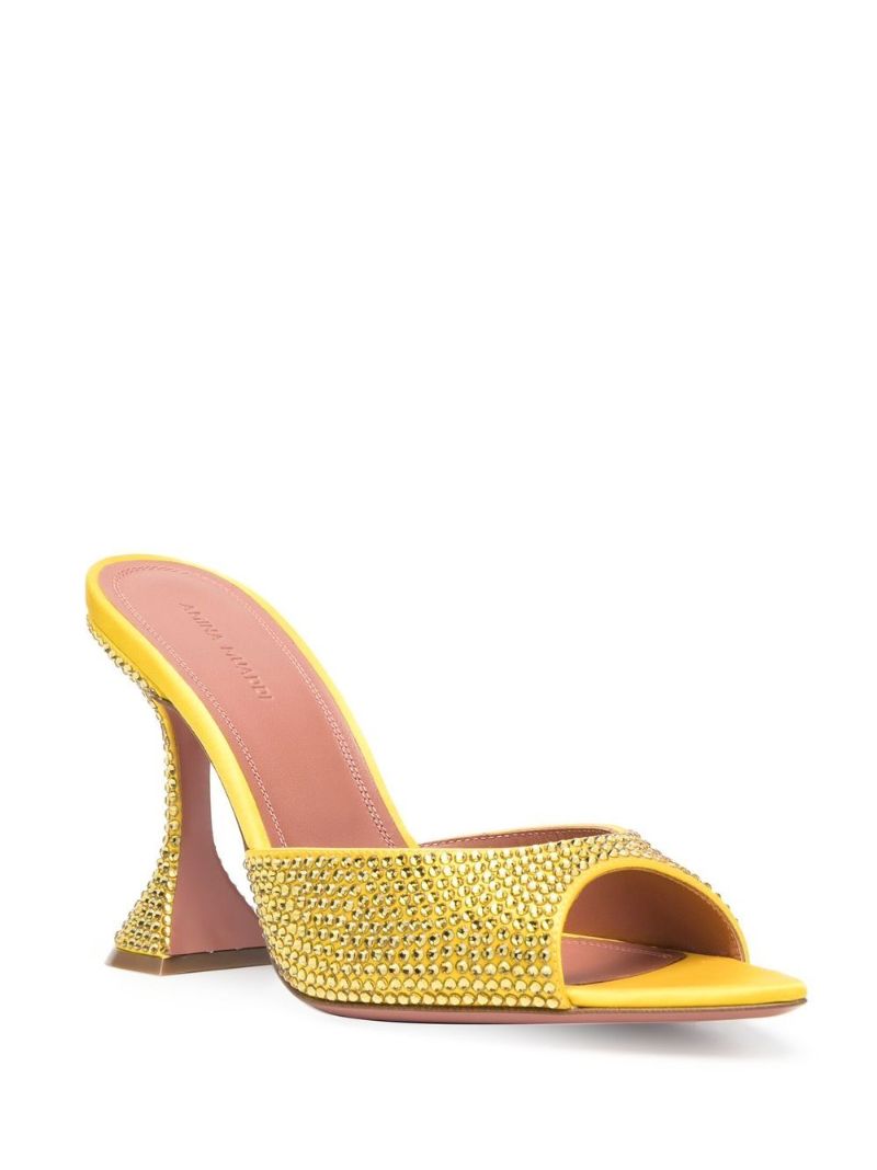 Yellow Caroline 95 Crystal Mules