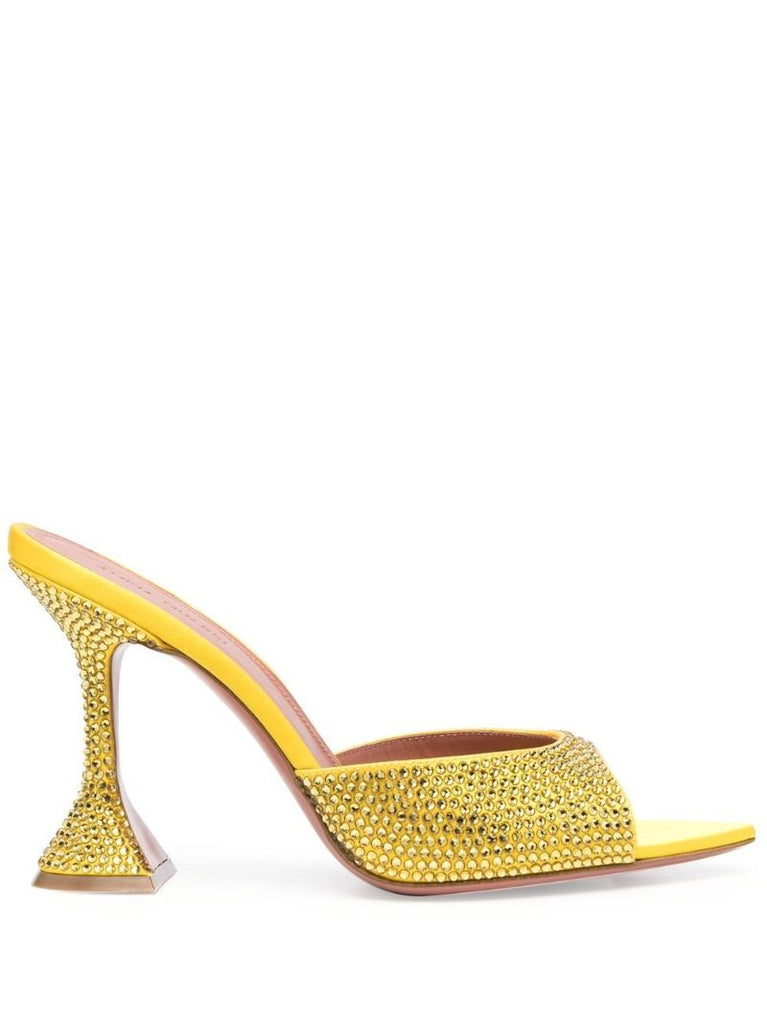 Yellow Caroline 95 Crystal Mules