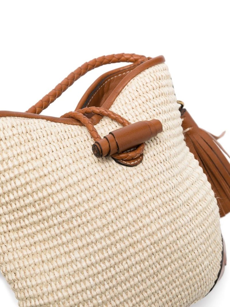 Neutral Tyag Woven Cross Body Bag