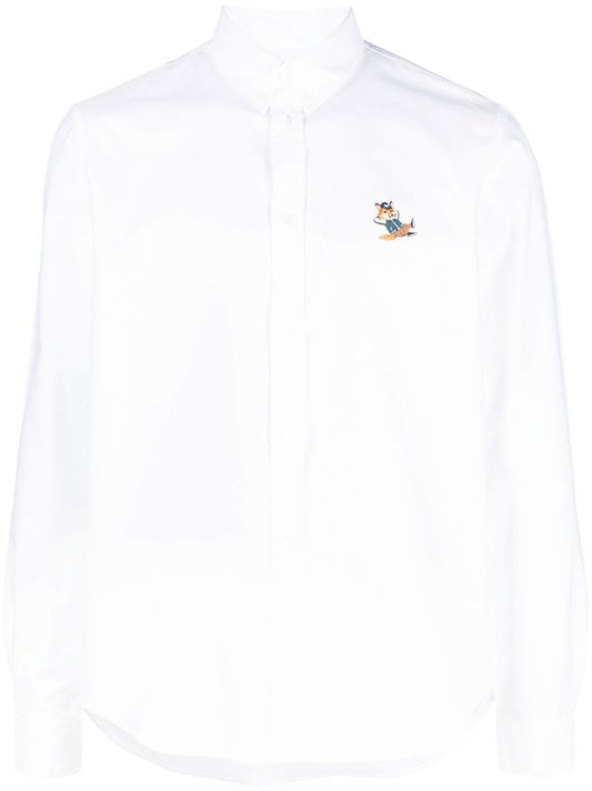 White Fox Patch Shirt