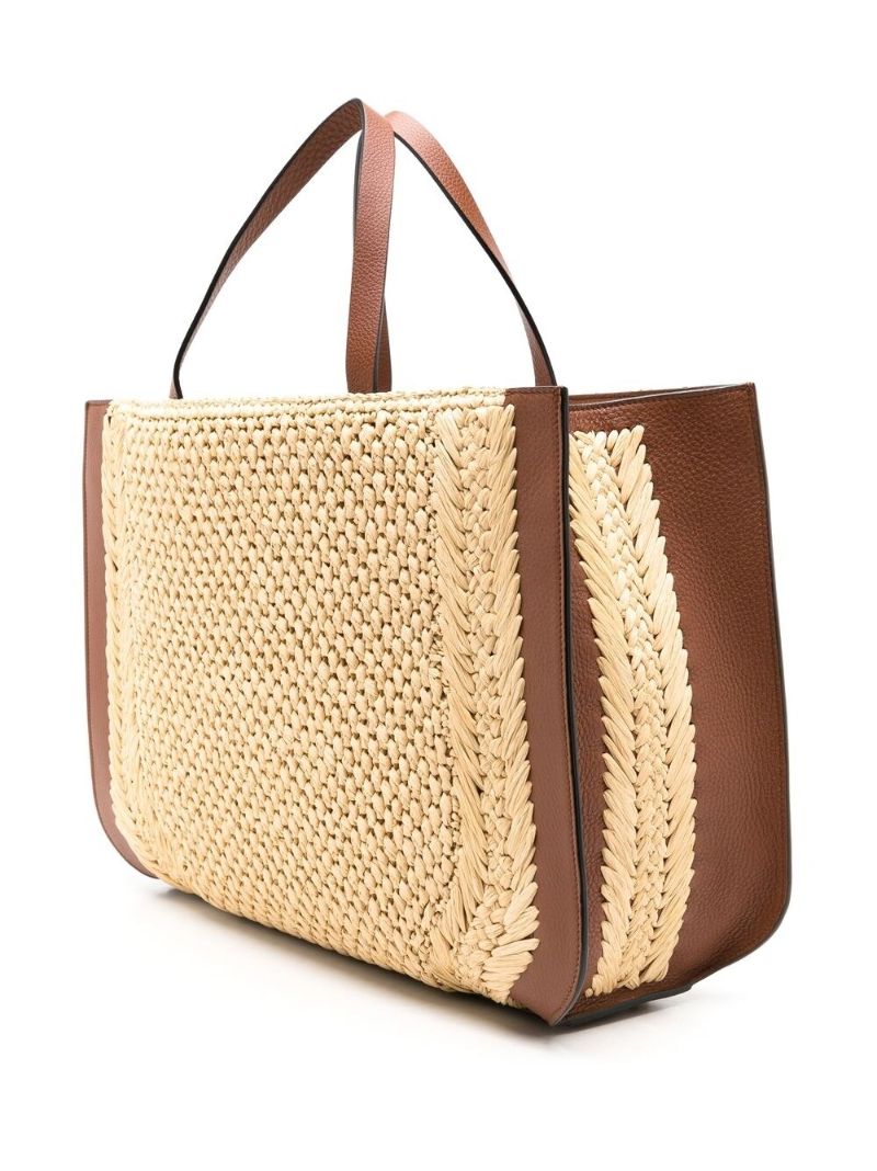 Neutral Vlogo Signature Tote Bag