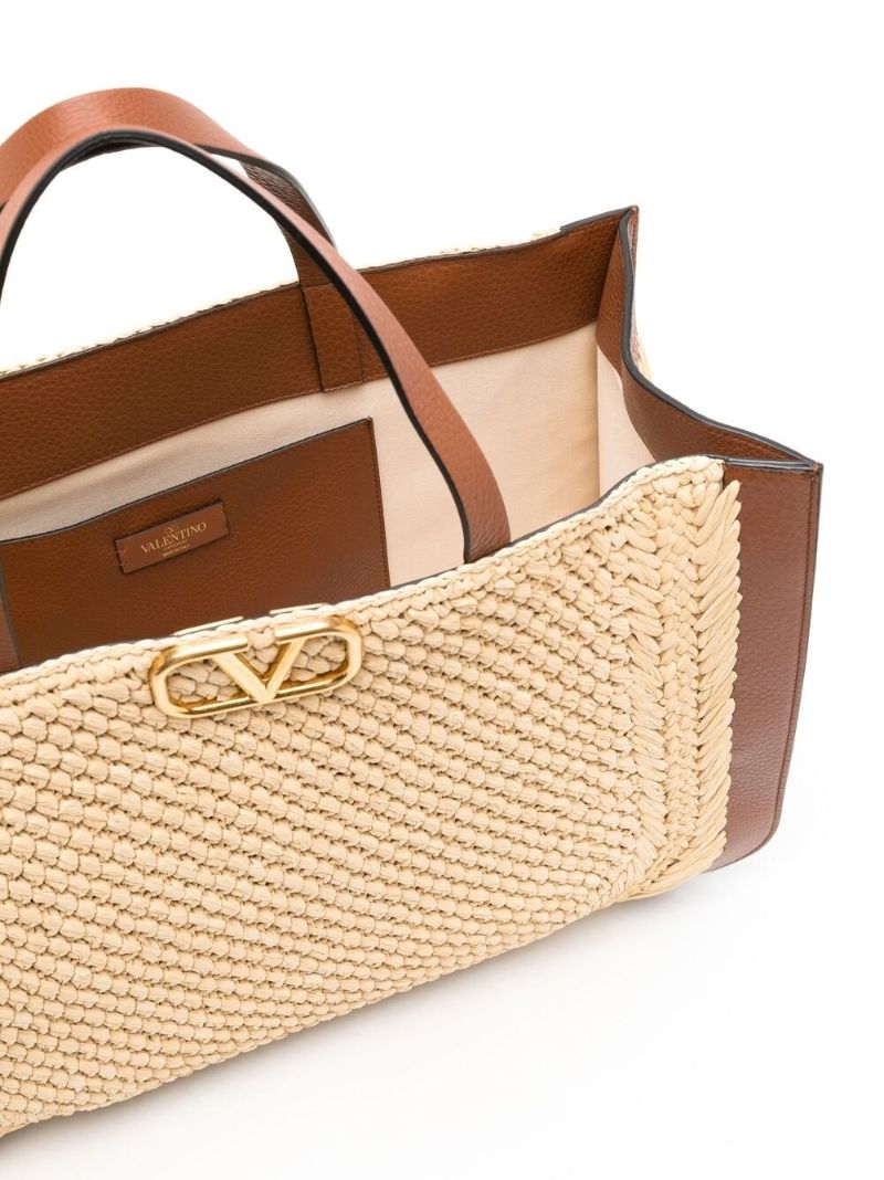 Neutral Vlogo Signature Tote Bag