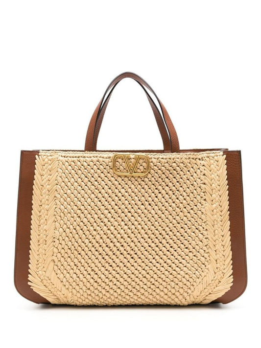 Neutral Vlogo Signature Tote Bag