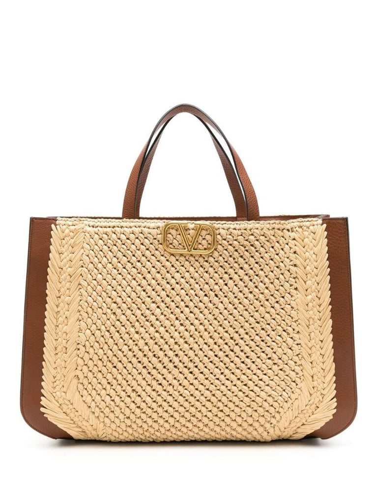Neutral Vlogo Signature Tote Bag