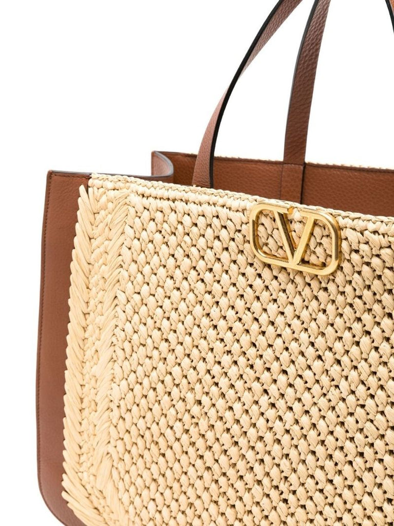 Neutral Vlogo Signature Tote Bag