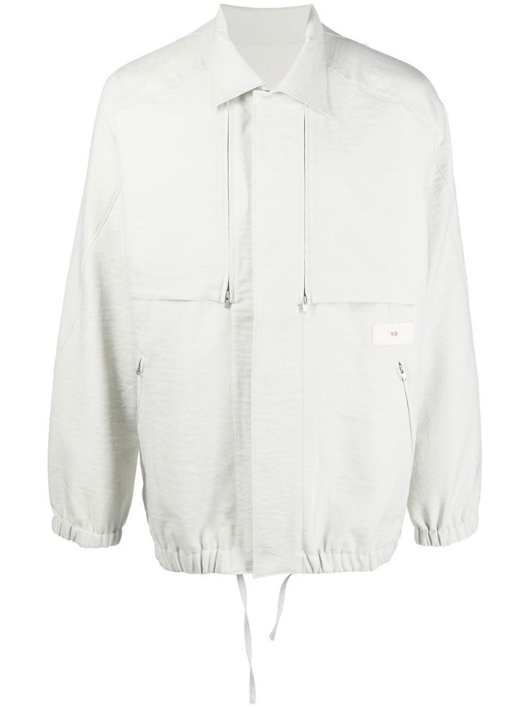 Grey Sport Uniform Coach Jacket