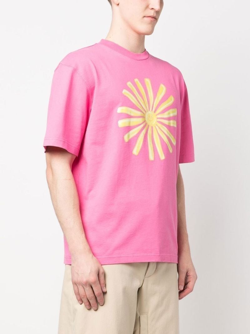 Pink Graphic Print T-shirt