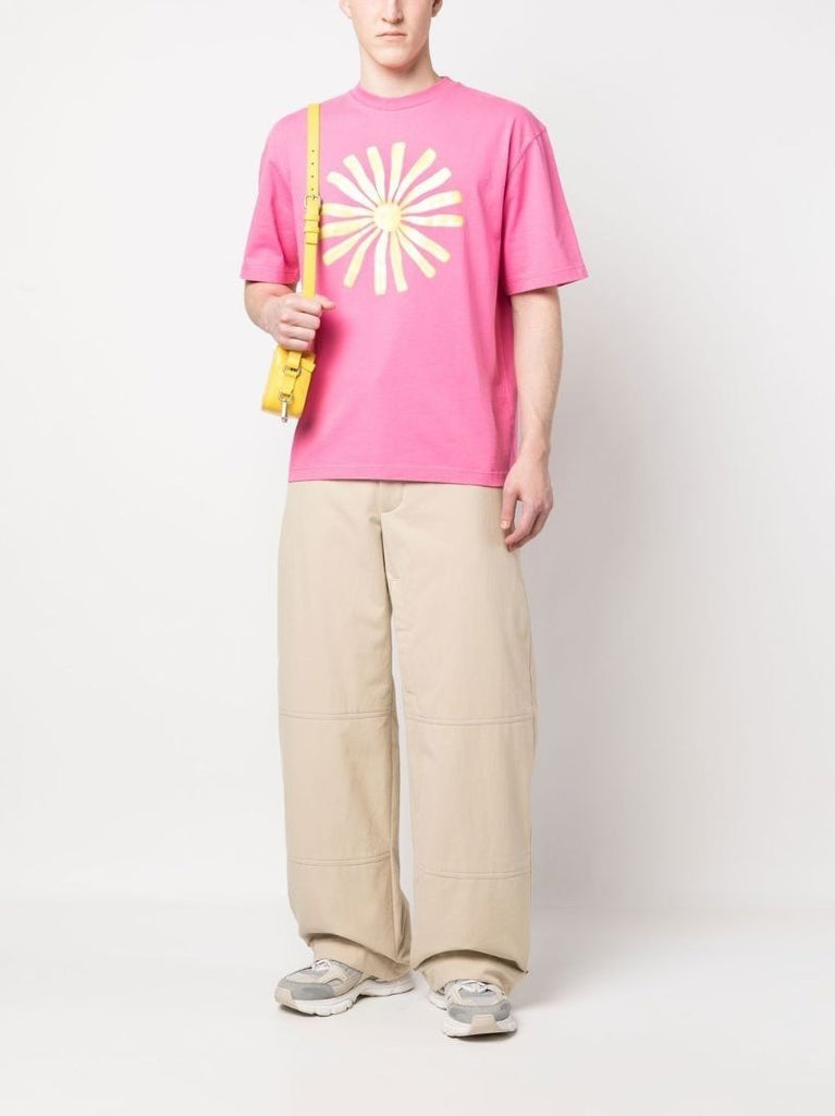 Pink Graphic Print T-shirt