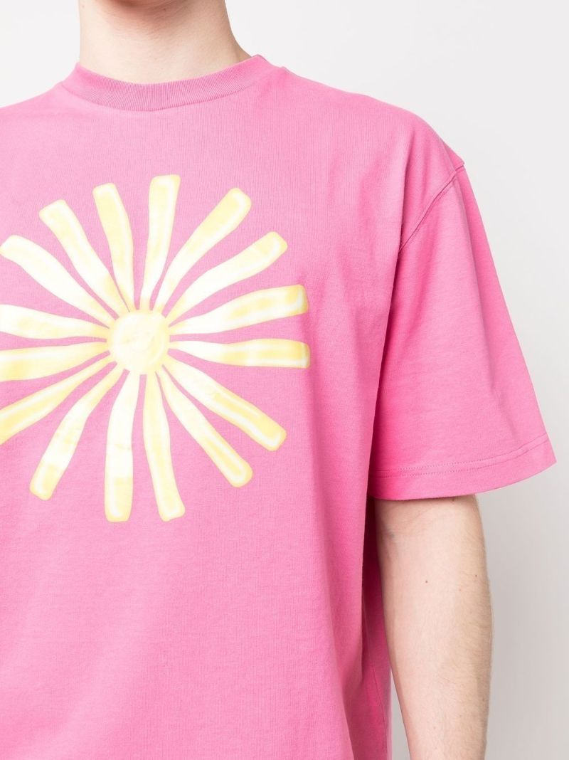Pink Graphic Print T-shirt