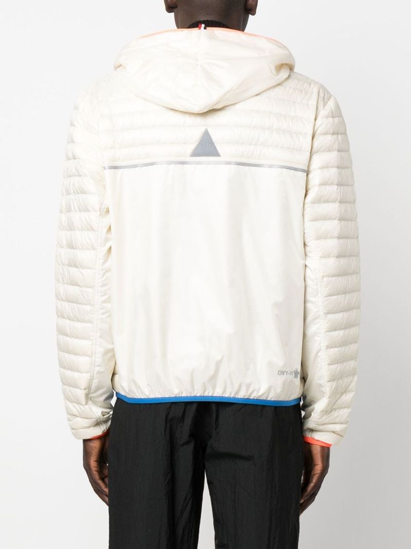 Neutral Logo Print Padded Jacket