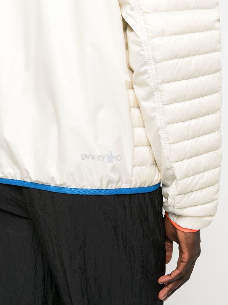 Neutral Logo Print Padded Jacket