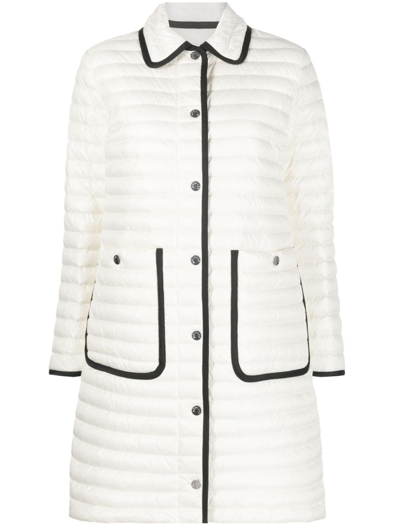 White Nettes Quilted Coat