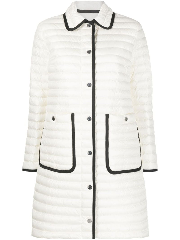 White Nettes Quilted Coat