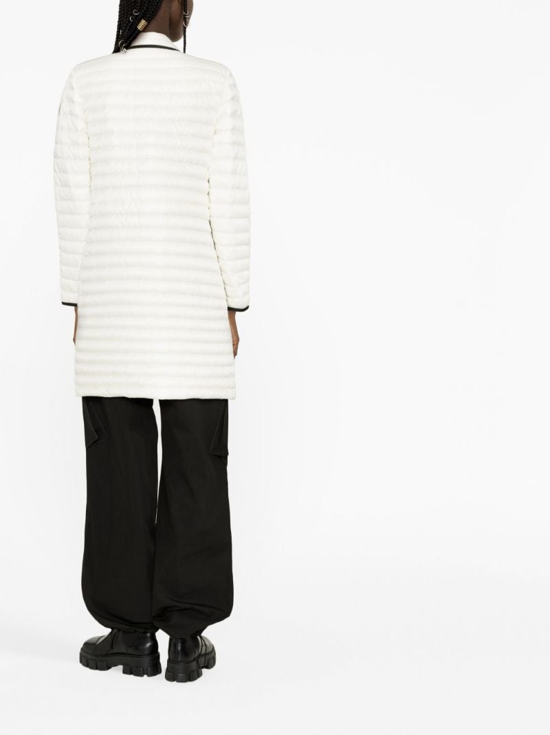White Nettes Quilted Coat