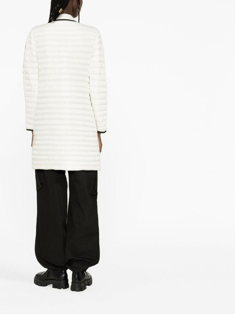 White Nettes Quilted Coat