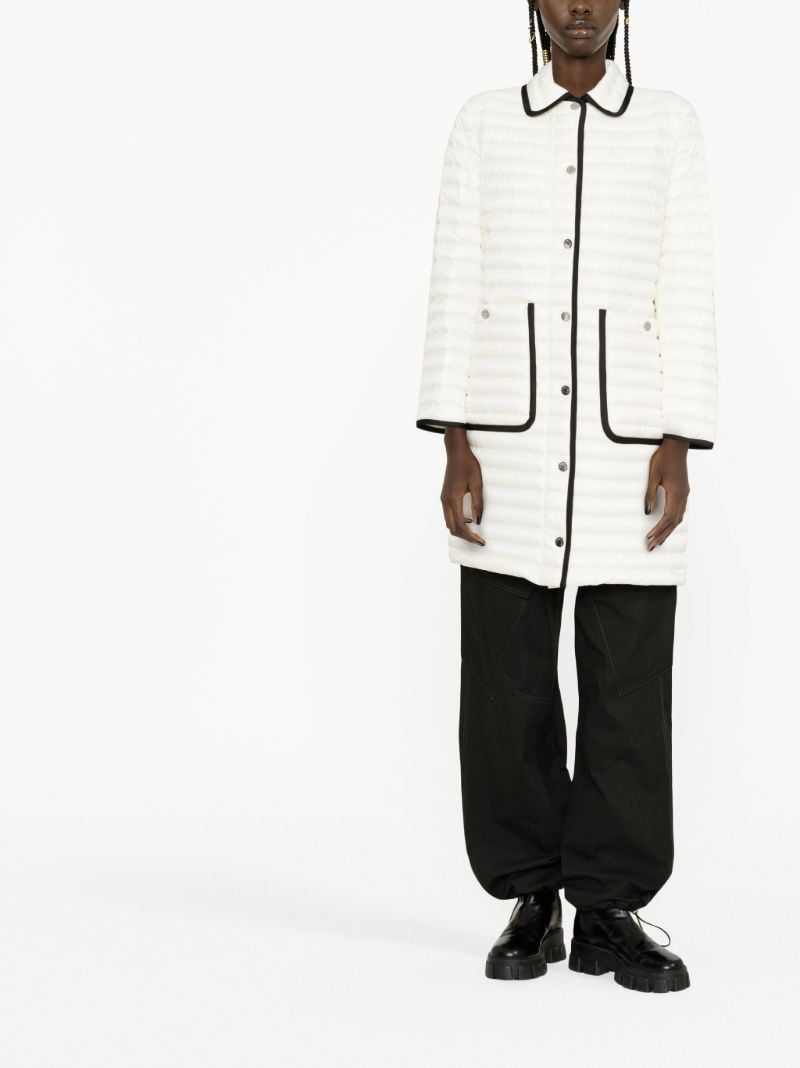 White Nettes Quilted Coat