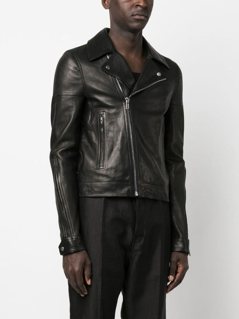 Black Dracubiker Leather Jacket