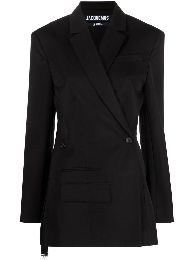 Black Tibau Asymmetric Blazer