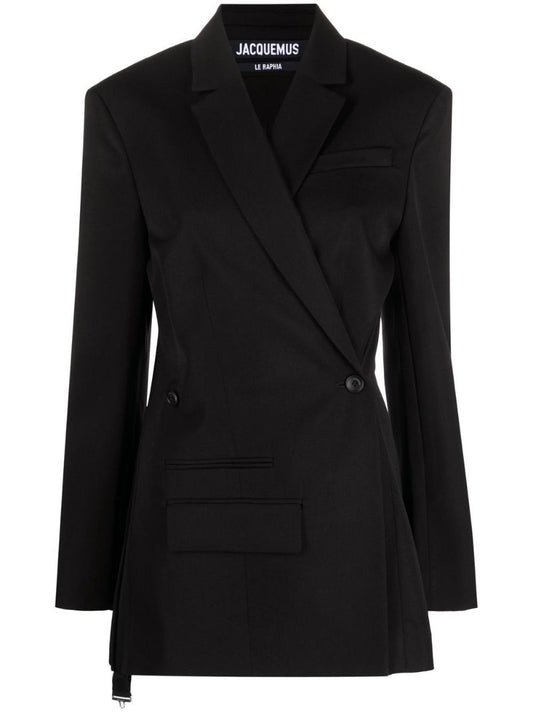 Black Tibau Asymmetric Blazer