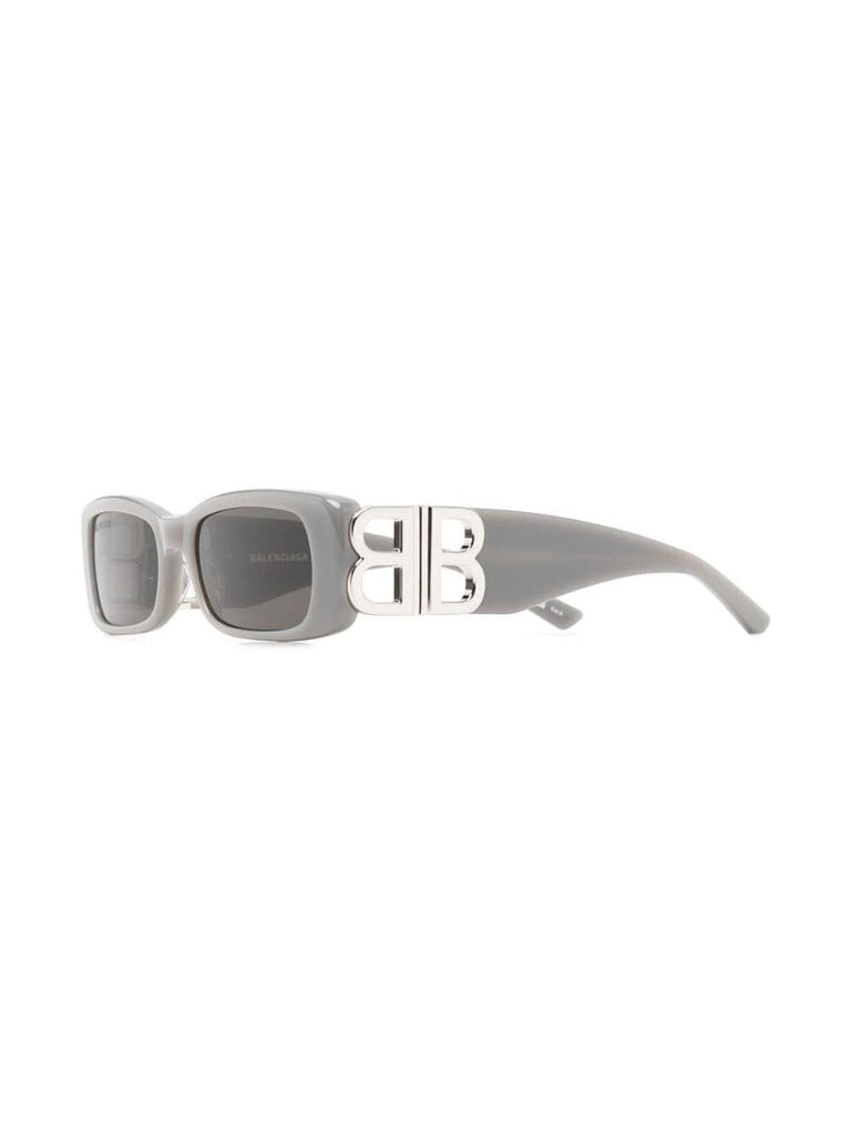 Grey Rectangle Frame Sunglasses