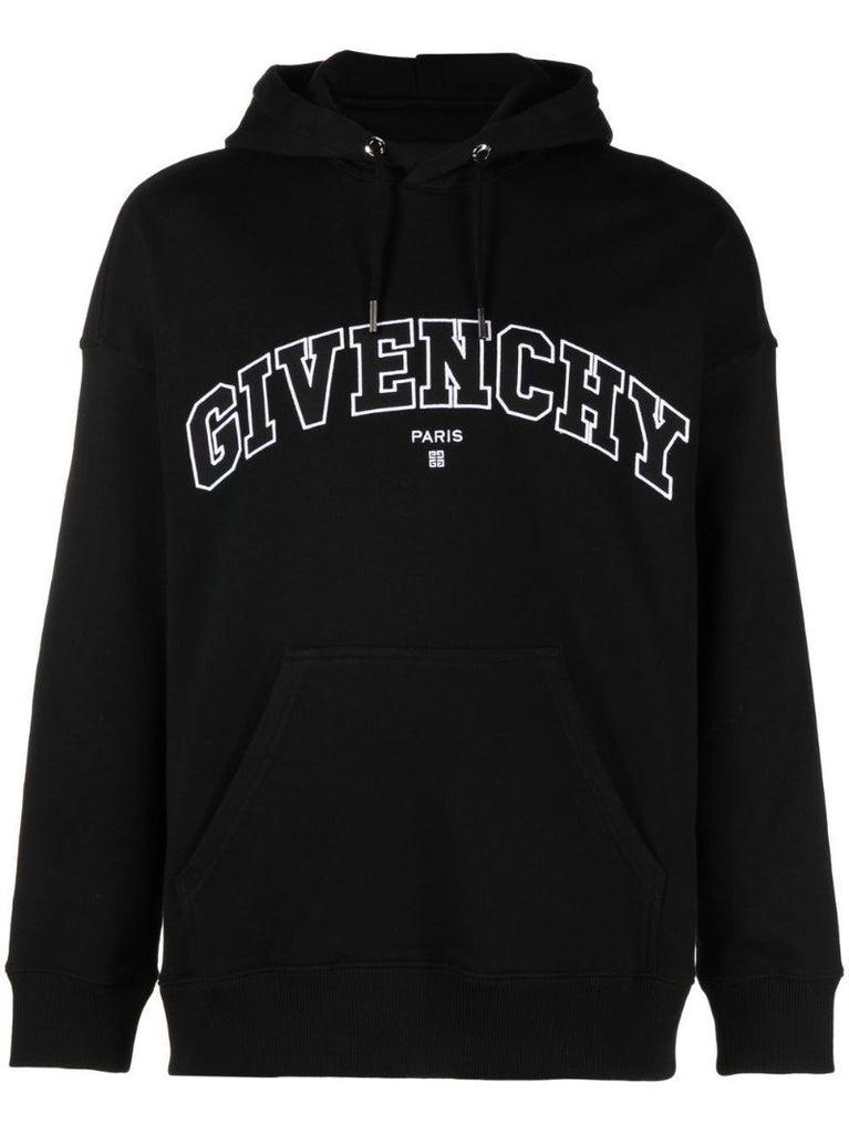 Black Logo AppliquÃ_x0083_Â© Hoodie