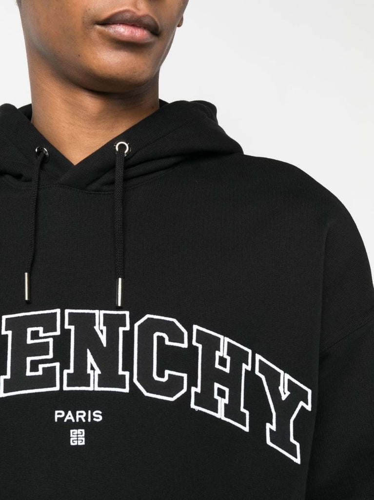 Black Logo AppliquÃ_x0083_Â© Hoodie