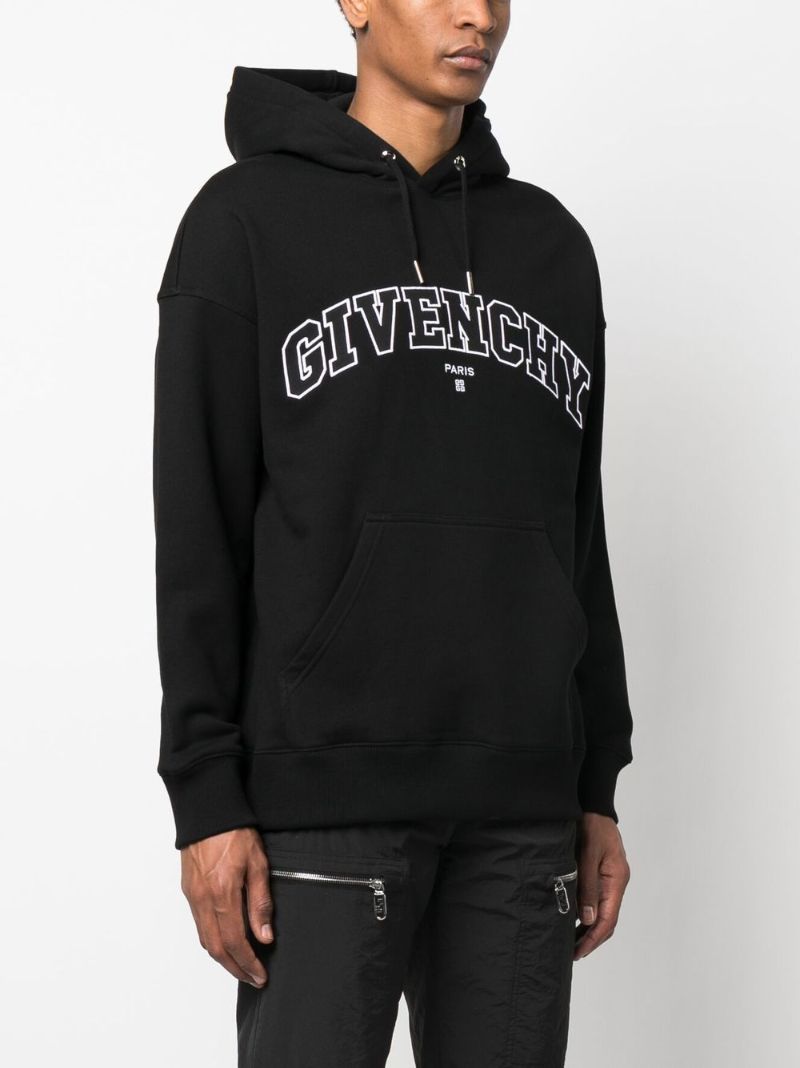 Black Logo AppliquÃ_x0083_Â© Hoodie