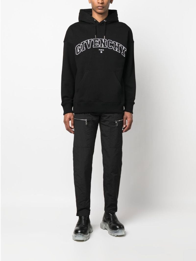 Black Logo AppliquÃ_x0083_Â© Hoodie