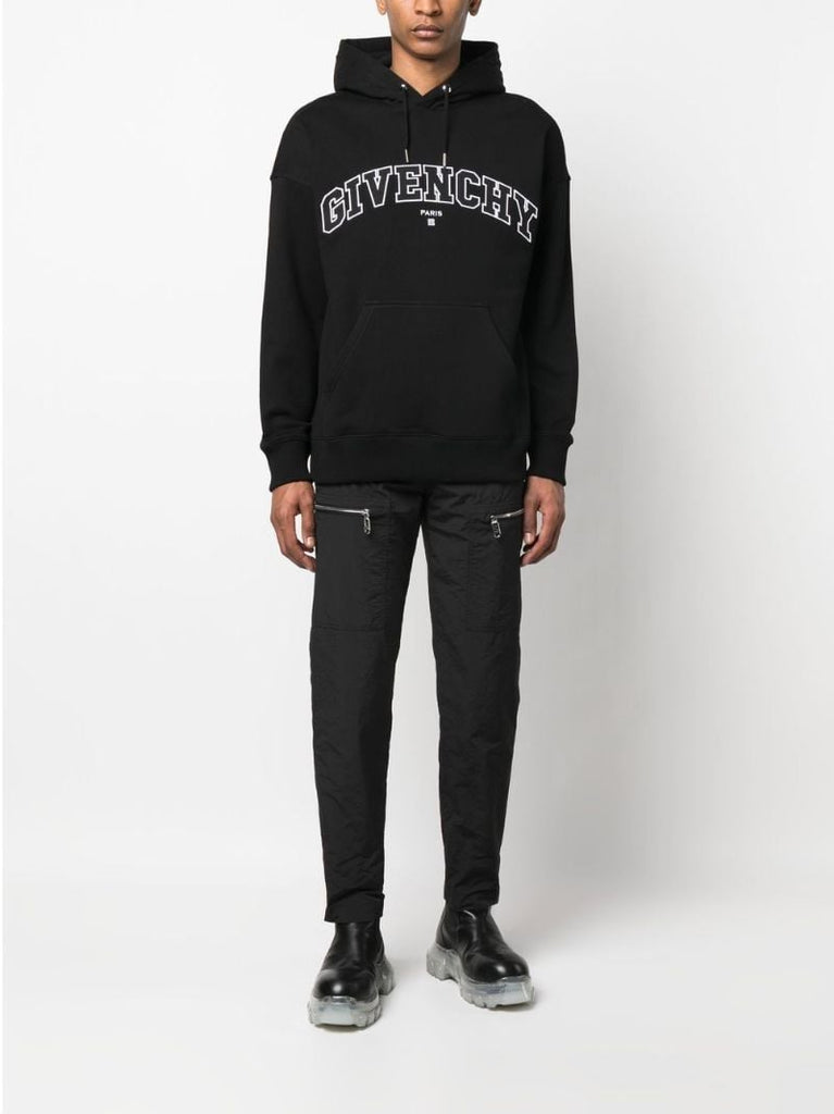 Black Logo AppliquÃ_x0083_Â© Hoodie