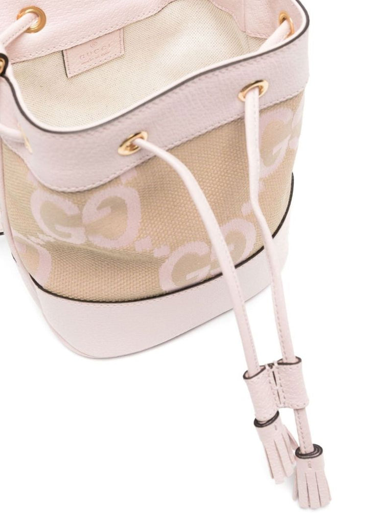 Pink Ophidia Small Jumbo Gg Bucket Bag