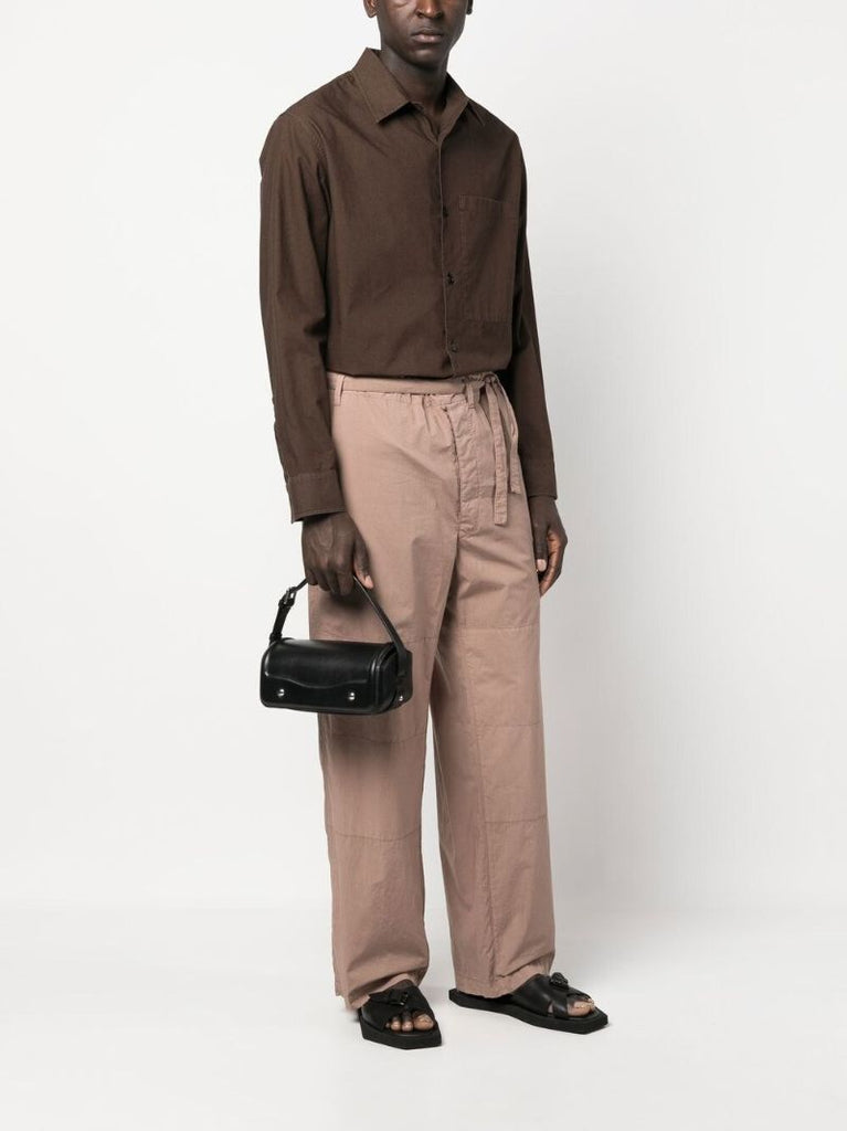 Black Ransel Leather Shoulder Bag