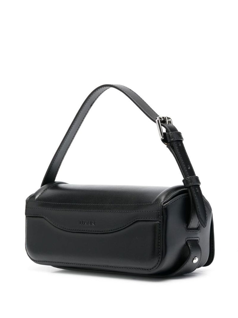 Black Ransel Leather Shoulder Bag
