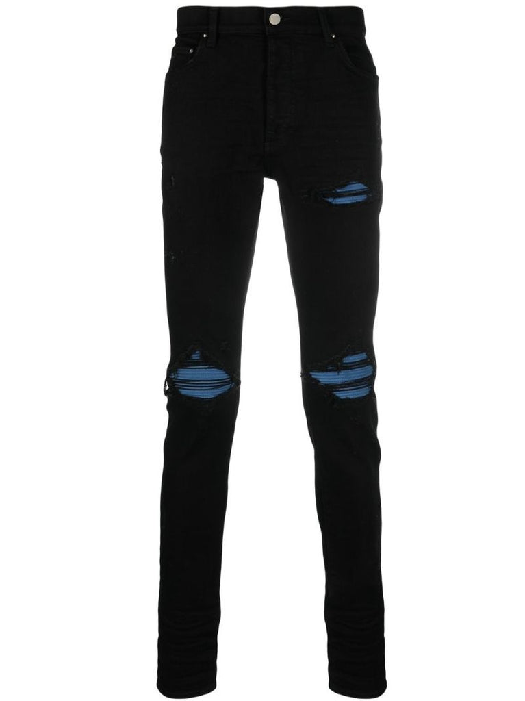 Mx1 Ultra Suede Distressed Jeans