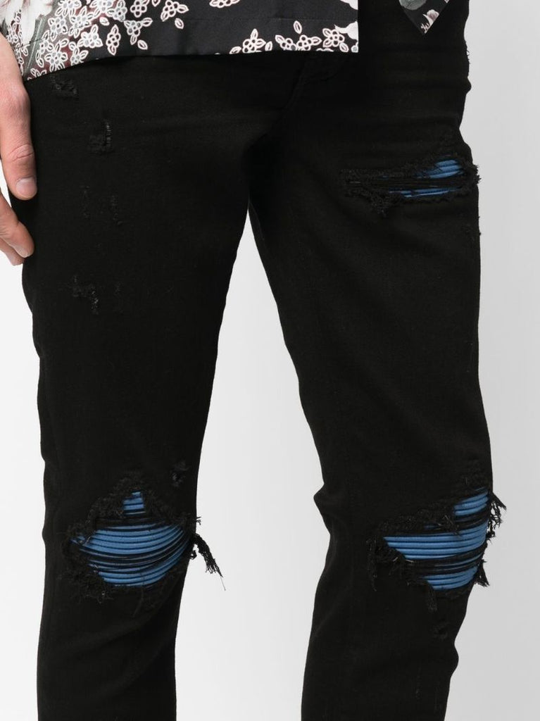 Mx1 Ultra Suede Distressed Jeans
