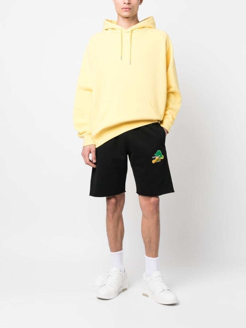 Black Arrows Logo Track Shorts